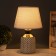 Table lamp "Marta" 1x40W E14 white/gold 22.5x22.5x36cm