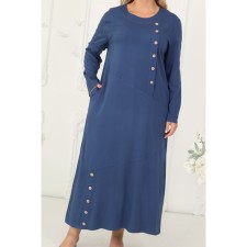 Women's dress, size 50, blue color
