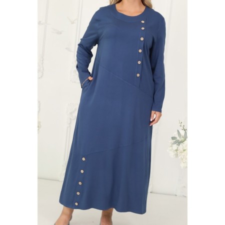 Women's dress, size 50, blue color