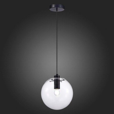 STL LUCE Sus. SL1056.413.01. Noor. 1x60 W, E27, 25x25x160 cm, black color-4