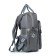 School backpack, synthetic fabric, 300x390x115 cm, gray St.