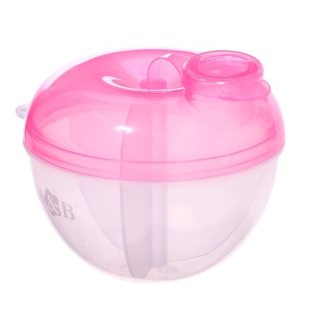 A container for a mixture with a dispenser, pink-1