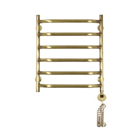 Domoterm electric heated towel rail "Laura" P6, 500x600 mm, right, bronze-1