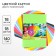 Cardboard tinted, A3, 18 sheets, 18 colors, moped, bilateral, in a package, 140 g/m², Smeshariki