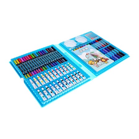 Set for drawing animals blue-11