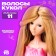 Hair for dolls "wavy with a tail" is small, color 15