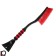 Brush STRECK, with a scrap, AVS WB-6318, soft handle, fluffy bristles, 62 cm