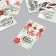 Cardboard "New Year" set 10 pcs (5 types) 4x6 cm