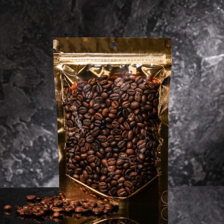 Pack Doy-Pak, matte, gold, with a transparent wall, 14 x 20 x 8 cm-1
