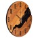 Watching clock, interior "loft", silent, d-29 cm, aa