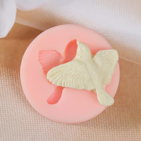 Mold Silicon "Bird" 3x3.3 cm mix
