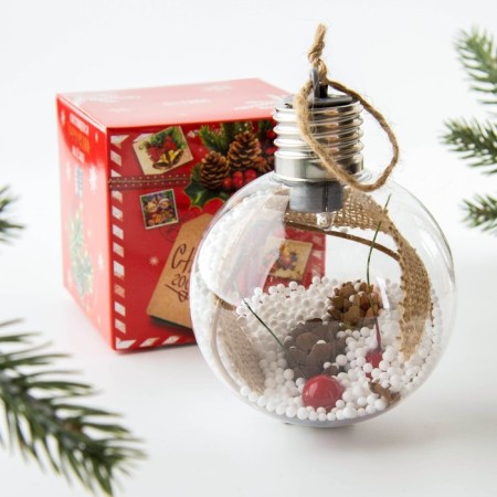 New Year's Christmas ball “Happy New Year!”, For New Year, D = 8 cm.-2