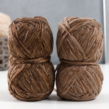 Knitting Set "Nominal Support" 100% polypropylene 322m/70g 2 pcs (assorted dark) mix-3