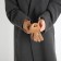 Gloves are female, dimensionless, without insulation, beige color