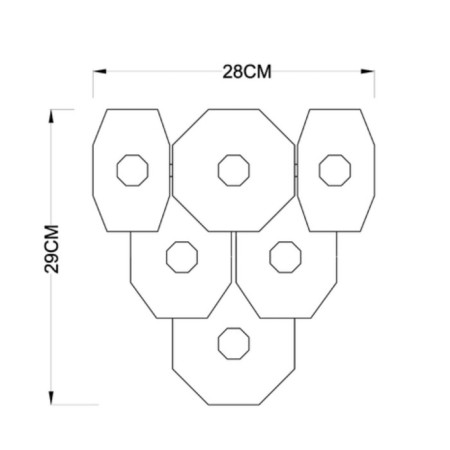 Wall lamp Arte Lamp Lambrusco A4069AP-2AB, E14, 2x40 W, 28x13x29 cm, bronze-1