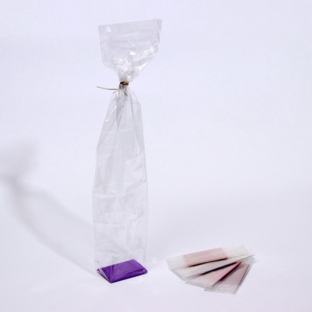 A set of packages with a hard bottom No. 0, transparent, 12pcs.-1