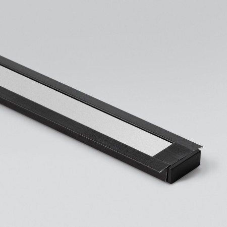 Built-in aluminum profile for Elektrostandard, LL-2-ALP007, 2 m, black color-1