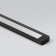 Built-in aluminum profile for Elektrostandard, LL-2-ALP007, 2 m, black color