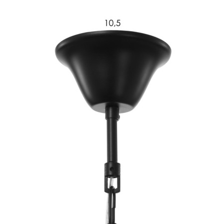 Brussels chandelier 3x60W E14 Black 58x58x85 cm Bayerlux-9