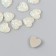 Coboson "Heart" White 1 cm
