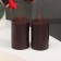A set of candles-stolbiks 2 pcs, 4x6 cm, chocolate truffle