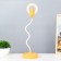 Bloom table lamp LED 3W AKB USB yellow 11.5x13x45 cm Risalux