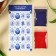 Easter set of Easter "Gzhel": 2 dyes: red, blue + egg stickers
