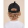 Children's cap, size 51-52, black color