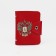 Businessman on the button, 24 cards, red color