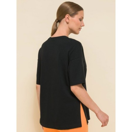 Female T -shirt, size 46, black color-1