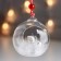 Souvenir Polystone, glass "Squirrel in the ball" 8.2x7x8 cm