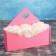 Kashpo wooden 21 × 6 × 18 cm envelope "Kind Heart", pink light give beautifully