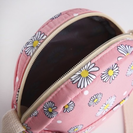 A backpack with a zipper, bag, cosmetic bag, pink color-10