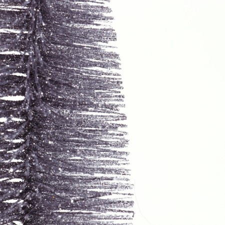 New Year's decor "Fir tree in silver color with sparkles" 8 × 8 × 20 cm-1