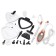 Steam mop Kitfort KT-1004-3, 1500 W, 350 ml, cord 4.8 m, white-orange