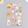 EVA sticker, Dinosaur/Bunnies paper with sparkles of mix 14x27.5 cm