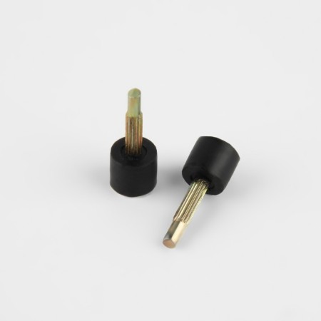 Heels for heels, d = 7 × 6 mm, 2 pcs, black color-1