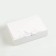 The box is folding, white, 21 x 15 x 5 cm