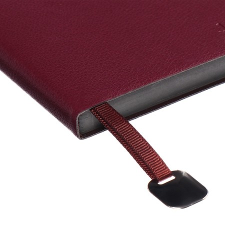 The diary is low, the A6+format, 116 sheets, cage, burgundy light, tonir. cut-4