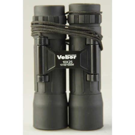 Binoculars Veber free focus BP, 10 × 25 ff, black color-2