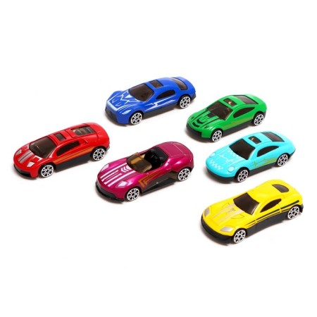Game set "City", case, 6 metal machines-3