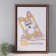 Photo frame plastic "Babylon" 40x60 cm, burgundy