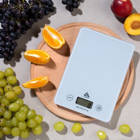 Kitchen Libra Luazon LVK-702, electronic, up to 7 kg, white