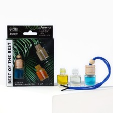 A set of flavorings with a replaceable block of tropics, black ice, freshness