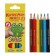 Mini pencils, 6 colors, "Kalyak-Malyak", hexagonal short