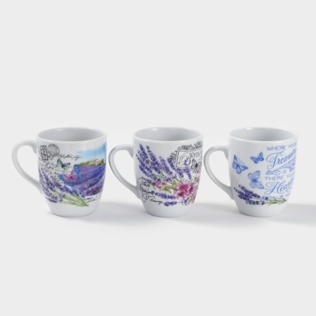 Porcelain mug "Provence", 300 ml, d = 8.2 cm, mix-6