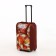 Small 37 l (s) suitcase with a Sacvoyage bag, lightning department, external pocket, extension, burgundy color