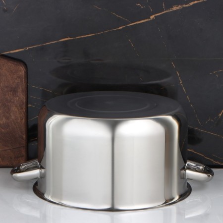Cloudy pan "Profi", 9 l, d = 28 cm, metal lid-4