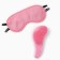 Love set, cosmetic bag, sleep mask and comb