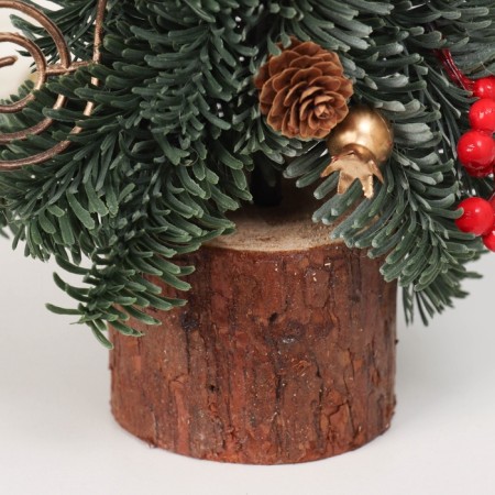 Christmas tree decor "with curls and berries" 23x11 cm-2